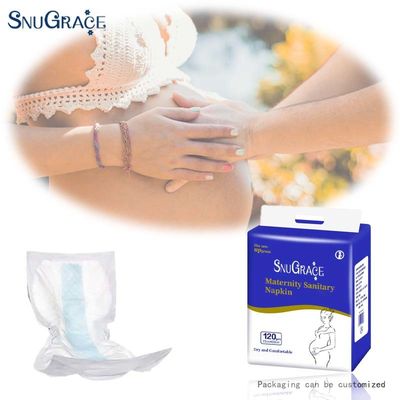 Pañuelo sanitario de maternidad de tejido no tejido hidrófilo de SnuGrace Medical Absorbent