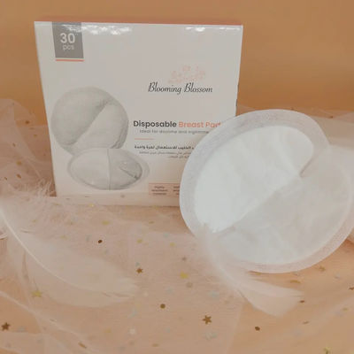 Pads de pecho desechables ultra delgados para madres de maternidad Pulpa de flujo SAP Tejido no tejido
