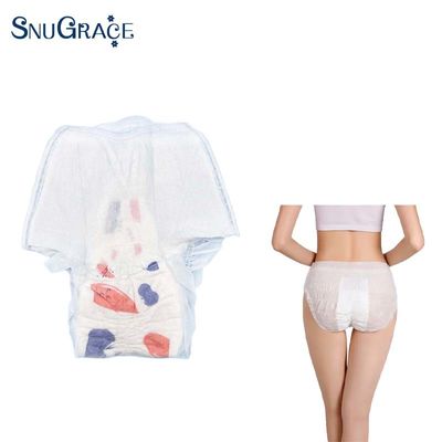 SnuGrace Lady Pantalones sanitarios de servilleta Pantalones de período de mujeres Mujeres personalizadas Muestras desechables