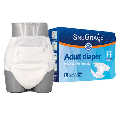 Cuidado suave Mujeres mayores pañales de incontinencia con algodón orgánico y diseño de superficie seca