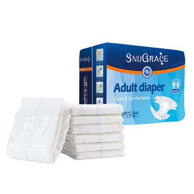 Muchos pañales para adultos de hoja superior frágil y suave para ancianos