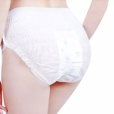 Absorción en superficie seca Calzoncillos menstruales con diseño impreso y material suave y transpirable