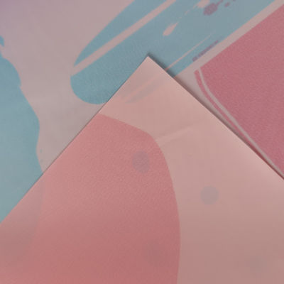 Película de fondo de pañales multicolor personalizable