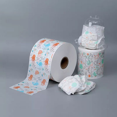 Película de fondo de pañales multicolor personalizable