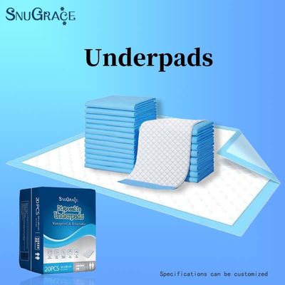 Pulpa de flujo SAP Tejido de tejido no tejido PE Perros de compañía Toilet Changing Pads Favorito del cliente