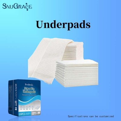 Pulpa de flujo SAP Tejido de tejido no tejido PE Perros de compañía Toilet Changing Pads Favorito del cliente