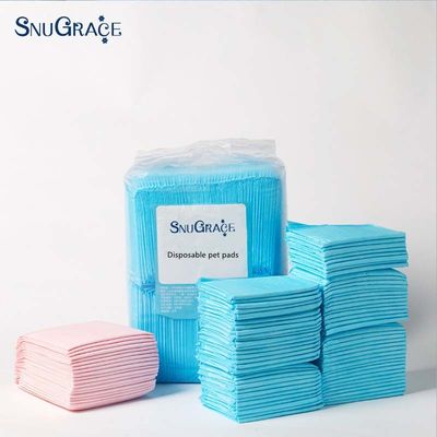 Muestras gratuitas ofrecidas SnuGrace Pads de orina de mascotas sin sabor para el entrenamiento cómodo del cachorro