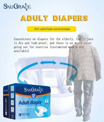 SNUGRACE Pañales desechables para adultos muestras gratuitas ofrecidas por 6000 ml de absorción de Corea