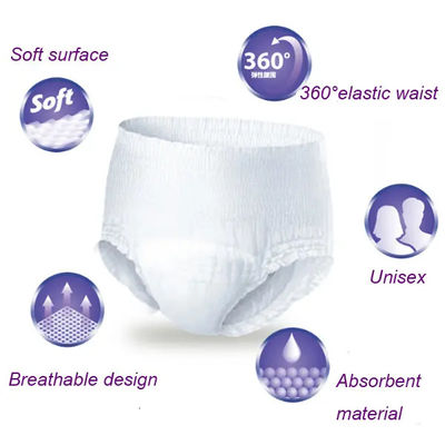 Exclusivo para la compra de SnuGrace pantalones de tirón para adultos desechables y suaves respirables