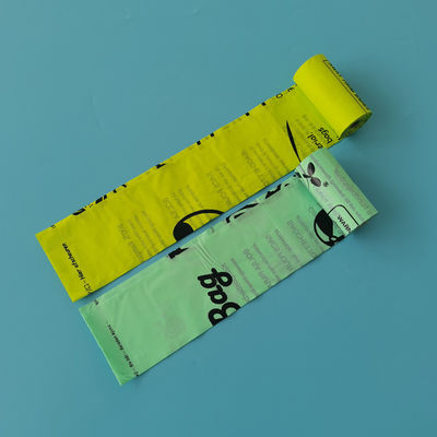 Bolsas biodegradables para excrementos de mascotas convenientes y ecológicas para limpieza exterior de perros