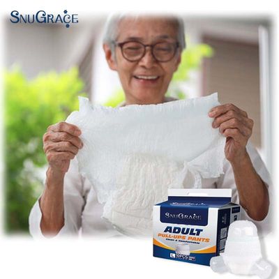 Pañales anti-fuga para ancianos con prevención de fugas 3D SnuGrace pantalones de período desechables