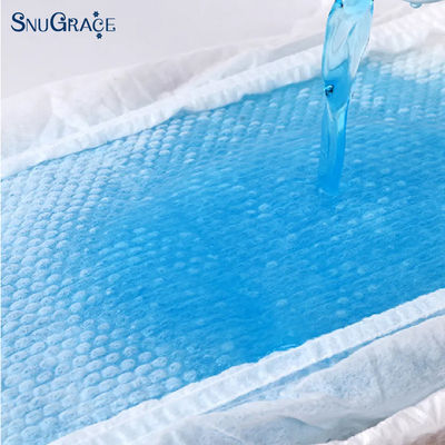 Pañal para adultos impreso con absorción súper rápida con patrón de color y propagación rápida