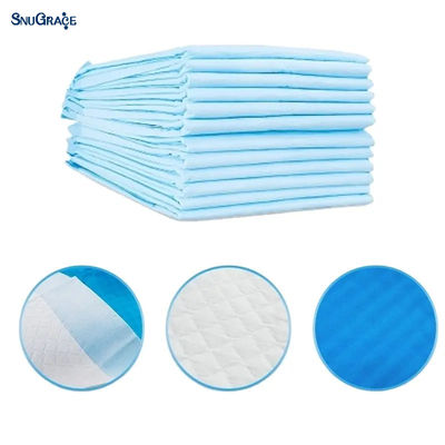 Impreso de cuidado de adultos de un solo uso de almohadilla de cama impermeable para el cliente