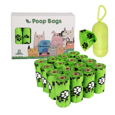 Diseño personalizado Material biodegradable 100% ecológico Residuos para mascotas Bolsa de caca para perros