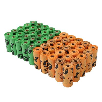 Bolsa de caca para perros de etiqueta personalizada biodegradable compostable degradable para la eliminación de desechos de mascotas