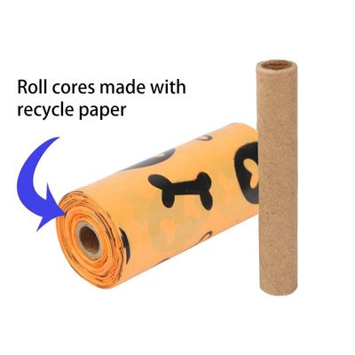 Bolsa de excremento biodegradable para perros Tamaño personalizado aceptado para perros Bolsas de desechos para mascotas Almidón de maíz