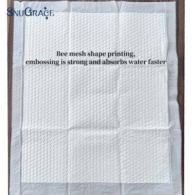 Superficie seca de absorción de SAP desechable bajo almohadillas para almohadillas de incontinencia para adultos SnuGrace