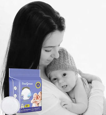 Pads mamarios de algodón desechables para el cuidado de la maternidad
