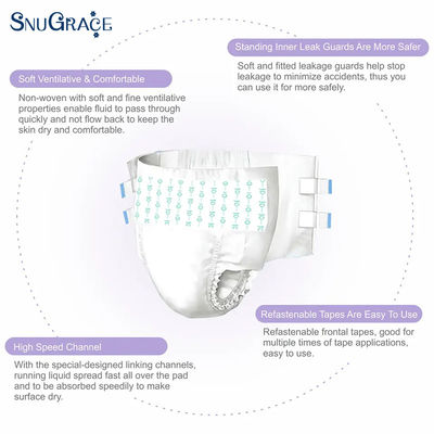 SnuGrace, ropa interior de protección contra la incontinencia, cómoda y suave para adultos, de tamaño grande.