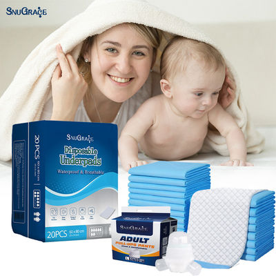 SnuGrace Underpads mayorista Impreso de productos de incontinencia para adultos a precios muy bajos