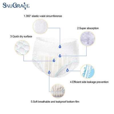 Diseño impreso personalizable SAP Producción de pañales con alta absorción a un precio asequible