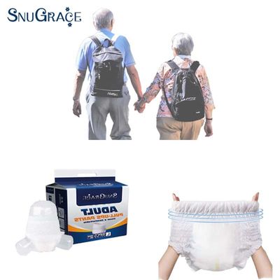 Pantalones desechables para adultos Incontinencia Pacientes Muestras de ropa interior Pañal Ultra-