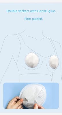 Pads de pecho desechables cómodos y transpirables para madres lactantes Blanco