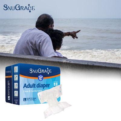 Pañales unisex para adultos desechables con tejido económico extra grueso de SnuGrace