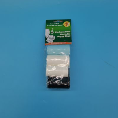 Bolsa de basura para mascotas Función limpia Bolsas de basura para perros compostables para bolsas biodegradables para perros