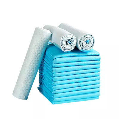 Chucks desechables azules almohadillas de orina para el entrenamiento de puppies de perros 20g-120g profesional