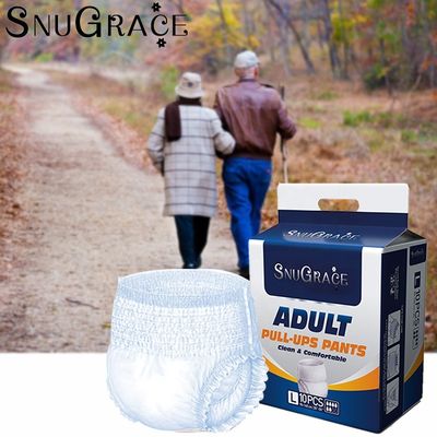 Pañales de pantalón para adultos desechables y cómodos con 50-150G de absorción