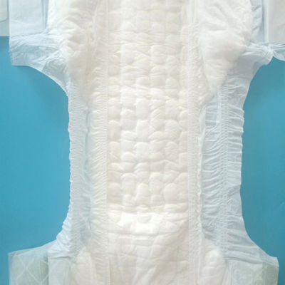 Pañales para adultos de alta absorción impresos con láminas suaves de tejido de frasco.