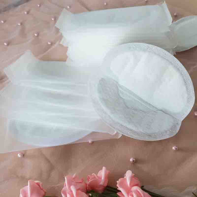 Pads de pecho desechables ultra delgados para madres de maternidad Pulpa de flujo SAP Tejido no tejido
