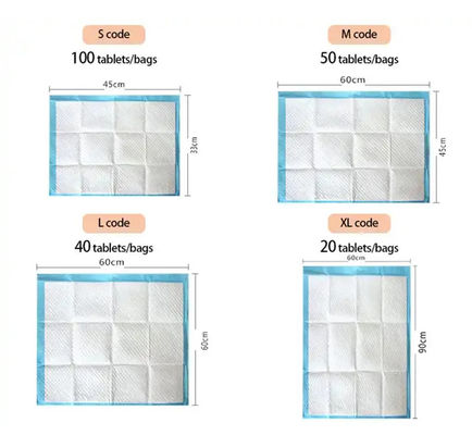 Muestra gratuita de núcleo 6Ply almohadillas desechables de cama súper absorbentes debajo de almohadilla para adultos