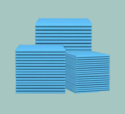 Envase de cambio de enfermería desechable con capa absorvente 6Ply en blanco