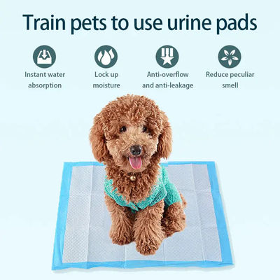 Super absorbente de mascotas almohadilla de orina de entrenamiento de cachorros almohadillas desechables de pañales de orina para perros