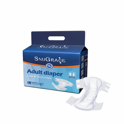 Pañal de adulto de un solo uso suave con alta absorción y protección contra fugas en colores personalizados