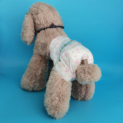 Pañal de pelo suave y no tejido para perras desechable y cómodo