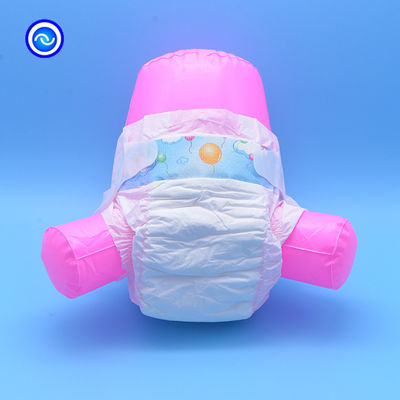 Pañales de bebé desechables OEM con canal de prevención de fugas 3D en tamaños S M L XL XXL XXXL