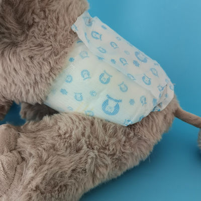 Pañales desechables para perros de color personalizado Cintas mágicas y absorción