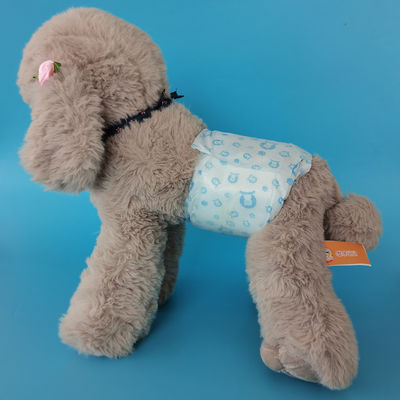 Pañales desechables para perros de color personalizado Cintas mágicas y absorción