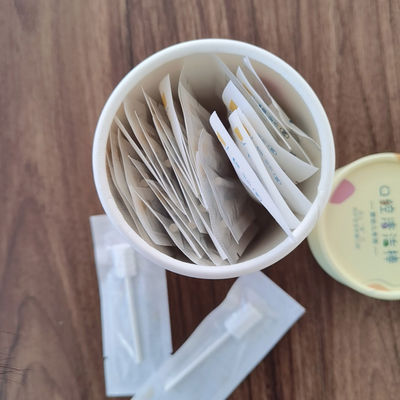 Bebés desechables Oral desnatado Garza de limpieza Cepillo de limpieza de algodón Swab de boca limpiador de lengua