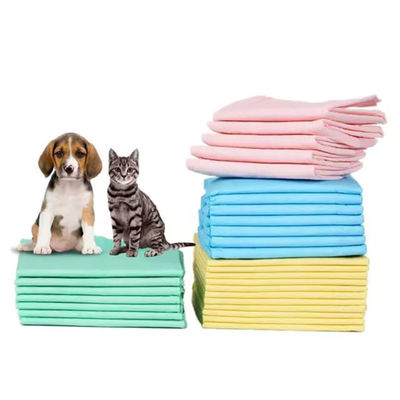 Pad de entrenamiento de mascotas desechable de 5 capas azul para perros pequeños/medianos/grandes súper absorbente