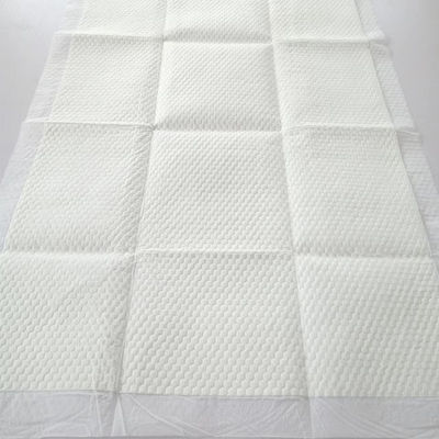 Cubierta de una sola vez para uso médico 60 X 90 Hoja de Dignidad Incontinencia Cama absorbente debajo de la almohadilla