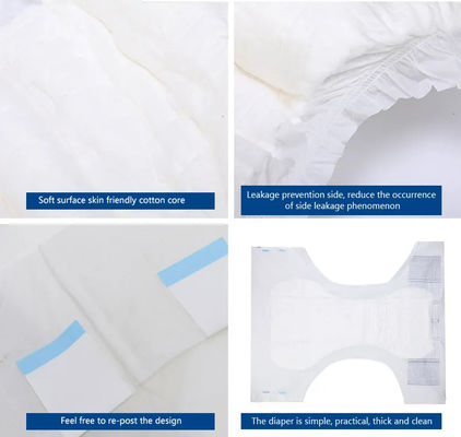 Prevención de fugas en 3D Super Pad Absorbente La mejor opción para pañales de incontinencia urinaria