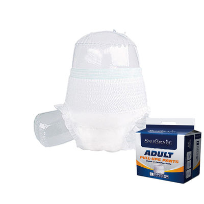 Pantalones de pañales para adultos con estilo de prevención de filtraciones en 3D Pantalones de paño para incontinencia