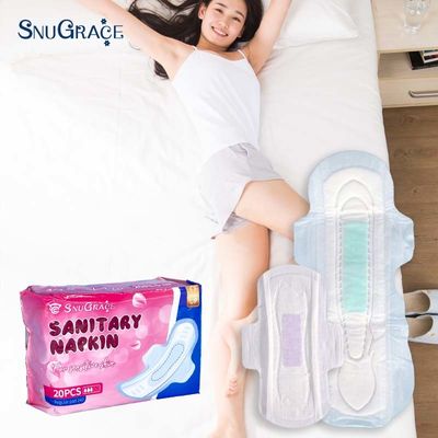 SnuGrace de algodón núcleo de iones negativos pañuelo sanitario femenino para noche material de algodón