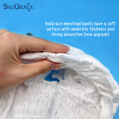 SnuGrace Lady Pantalones sanitarios de servilleta Pantalones de período de mujeres Mujeres personalizadas Muestras desechables
