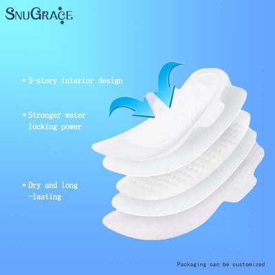 Es ecológico y cómodo SnuGrace Bambú Carbón Fluff Pulpa Sanitaria Servilletas