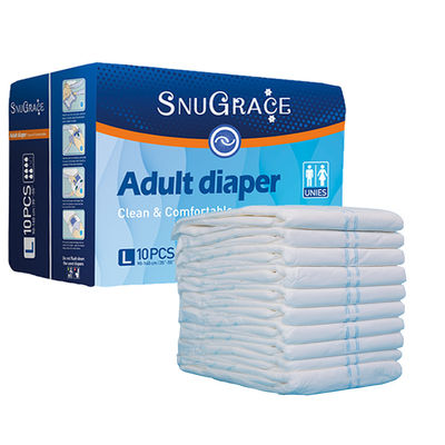 Pulpa de pelusa tejida unisex sencillo para adultos mayores incontinencia adulto pañal desechable para adultos
